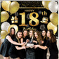 18Th Happy Birthday Banner Birthday Decorations For Men Birthday Party Decorations Birthday Backdrop