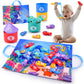 Aranee Toddler Montessori Toys For 1 Year Old Boy & Girl, Fishing Game For Toddlers With Stacking Cups Number Counting, Color So