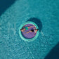 Calobana 8' X 8' Inflatable Water Hammock For Adults Float Ring Pad With Line Floating Circle Mat With Mesh Air Floating Island