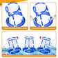 SpringFlower Pool Basketball Hoop, Summer Swimming Pool Floating Basketball Pool Toy, 2 in 1 Kids & Adults Summer Pool Outdoor P