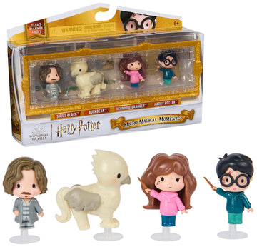 Wizarding World Harry Potter, Micro Magical Moments Prisoner Of Azkaban Rescue Set With 4 Mini Figures & Display Case, Kids Toys For Ages 6 And Up