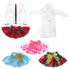 Kasyat 6 Pieces Christmas Doll Clothes Xmas Doll Accessories Cute Doll Clothes Decorations Baby Colorful Doll Accessories Grown Skirts Doll Clothes For Dolls Toys