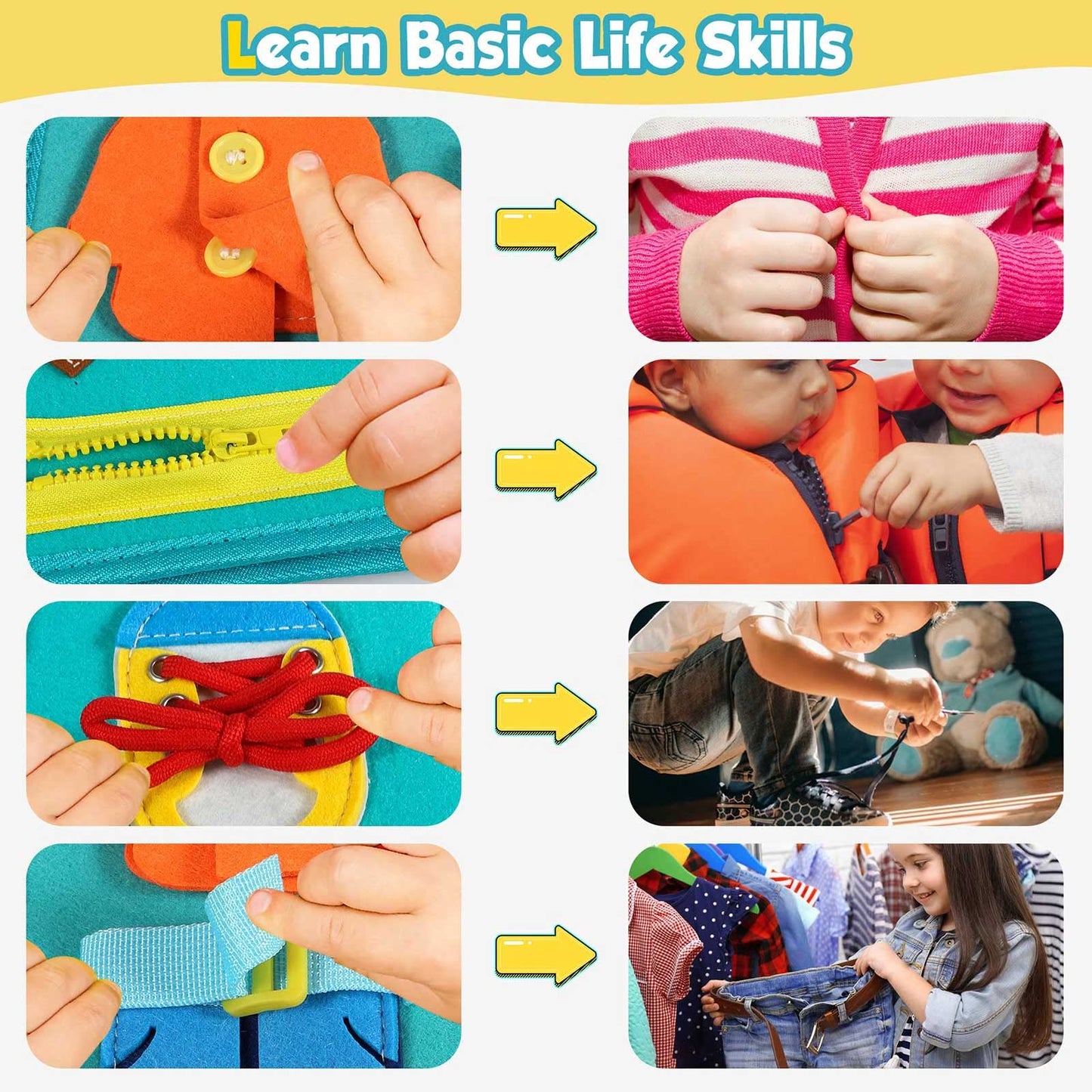 Winblo Toddler Busy Board - Montessori Toys For 2-3 Year Old Boy Birthday Gift, Educational Learning Sensory Busy Book For Two Year Old Boys, Airplane Car Travel Activities Toy For Kids Age 2-4