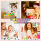 Urskytous 130Pcs Animal Erasers Kids Pencil Erasers Desk Pets Puzzle Erasers Bulk Mini Animal Food Erasers Toys Eraser Prizes Fo