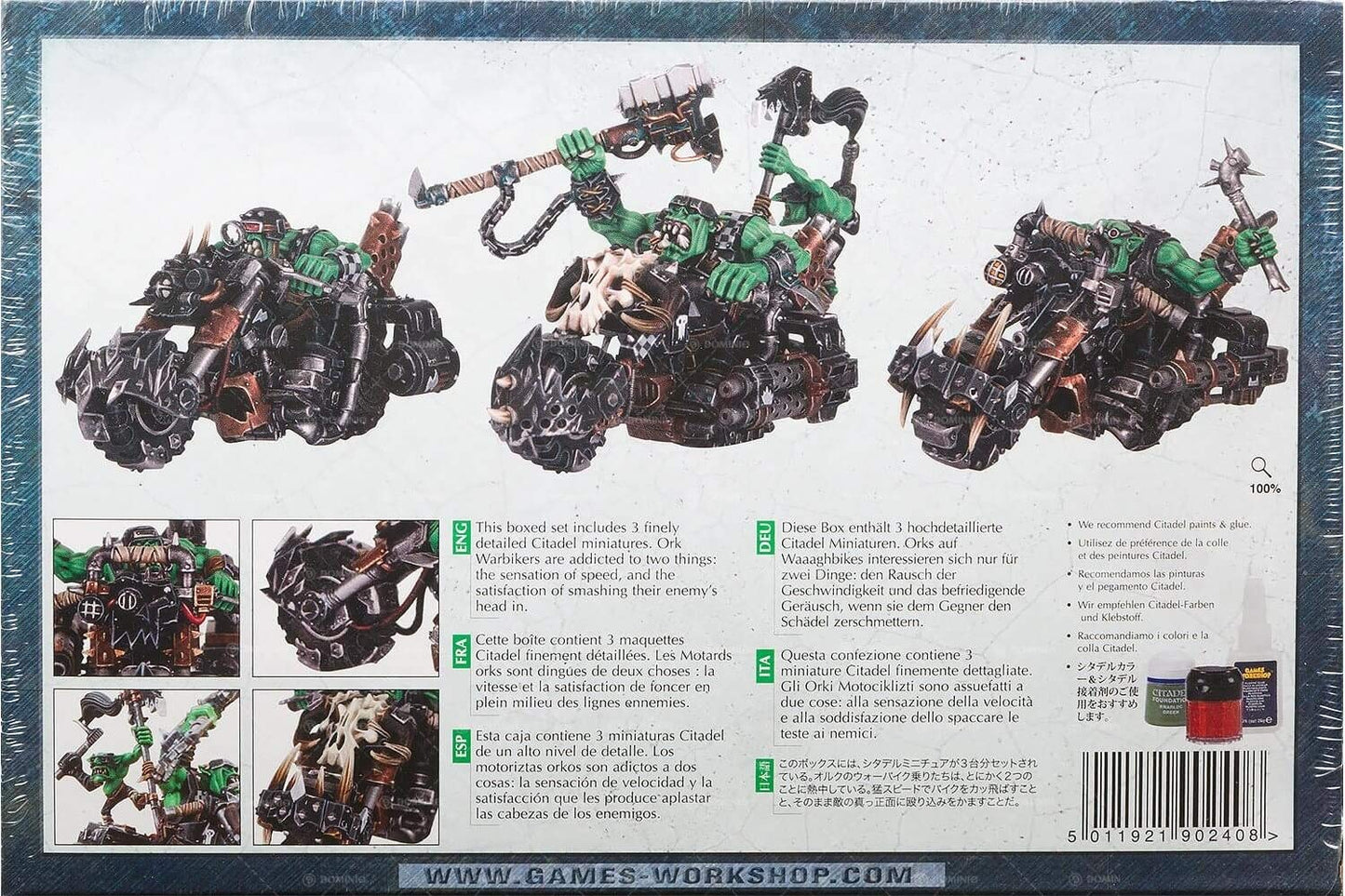 Warhammer 40K Ork Warbiker Mob