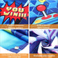 Blulu Video Game Party Decoration Video Gaming Photo Backdrop Background Birthday Photo Banner Gamer Room Decor for Game Fans Vi
