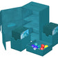 Ultimate Guard Twin Flip'n'Tray 160+, Deck Case for 160 Double-Sleeved TCG Cards + Dice Tray, Petrol, Independent Magnetic Closu