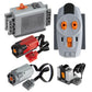 AUSEM PowerFunction Kit Compatible with Major Brands TechnicPartsMotors AA BatteryBox IRReceiverRemoteControl(5 Pieces)