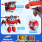 Super Wings Toys Action Figure 5' Transformer Jett Robot Airplane Toy Equipment Upgraded For Kids 3+ Birthday Gifts For Kids