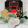 Big Dot of Happiness Red Carpet - Red Carpet Party Centerpiece Sticks - Movie Night Party Centerpiece Sticks - Table Toppers - Set of 15 -Like New