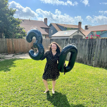 Black Number 8 Balloon 40 Inch, 8 Balloon Number, 8Th Birthday Decorations, Black Party Supplies For Boys Girls