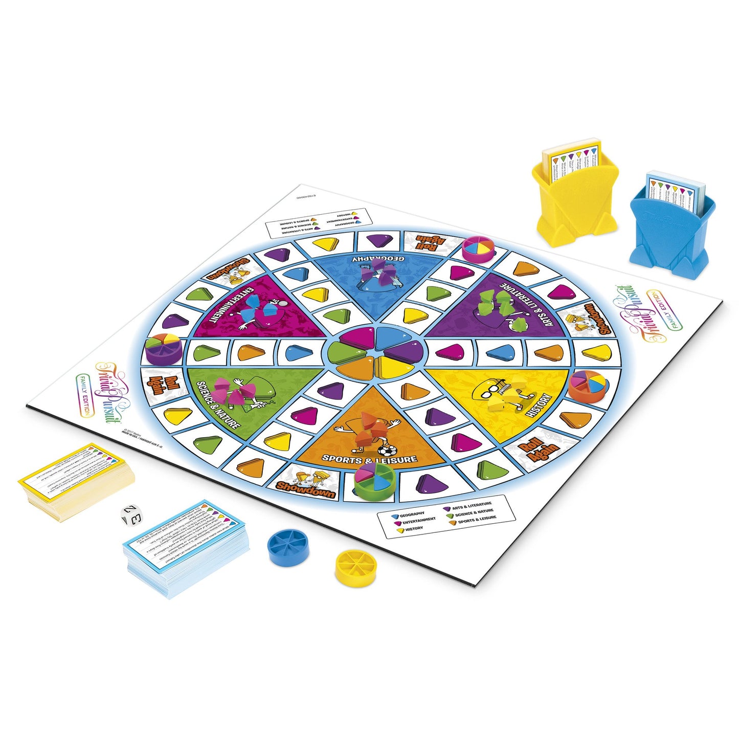 Hasbro Gaming Trivial Pursuit Family Edition - Multicolor Cardstock Board Game, Model E1924