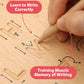 Wooden Alphabet Letters Practicing Board