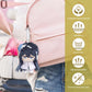 UTIEHD Anime Game Character Backpack Keychain Charm  Cute 4 Inch Collectible Figure  Compact Size for Bags and Keys for Fans (Elysia)