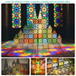 Bubuqe Magnetic Tiles Diamond Series With Lights 4 Pull-Back Metal Cars&7 Airplanes Magnet Tiles Building Block Toy For Kids Edu