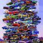Tdc Games Classic Car Puzzle Fabulous 50S Junkpile By Dale Klee, 1000 Piece Jigsaw Puzzle For Kids And Adults, 26.75 X 19.25 Inches Educational Puzzles, Difficult And Challenging Classic Car Puzzle