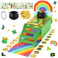 Halloscume 116pcs DIY Leprechaun Trap Kit St Patricks Day Decorations DIY to Catch a Leprechaun Trap Craft Set Rainbow Irish Th
