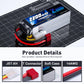 Zeee 4S Lipo Battery 2200mAh 14.8V 50C Soft Pack RC Battery with T Connector for RC Car Boat Truck Helicopter Airplane UAV Drone