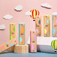 Hape Blues Harmonica - 10 Hole Wooden Musical Instrument Toy for Kids, Green, Model E8914