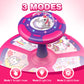 Flooyes Unicorn Sit And Spin Toys For Toddlers Girls 1 2 3 Years Old, Birthday Gifts For 2-4, With Led And Music, 360° Spin