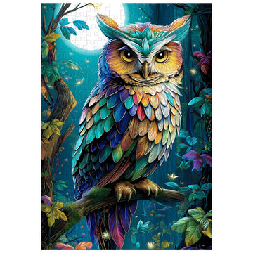 Great Jigsaw Puzzles for mature-themeds 300 Pieces Mystical Owl Puzzles for mature-themeds Toys Gift Family Decoration Kids Puzzle