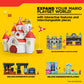 JAKKS Pacific Super Mario Deluxe Mushroom Kingdom Castle Playset with 5 Figures, 2.5" Size, Plastic, Model 70843-1-SOC