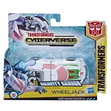 Transformers Toys Cyberverse Action Attackers 1-Step Changer Wheeljack Action Figure - Repeatable Gravity Cannon Action Attack - For Kids Age 6 And Up, 4.25-Inch