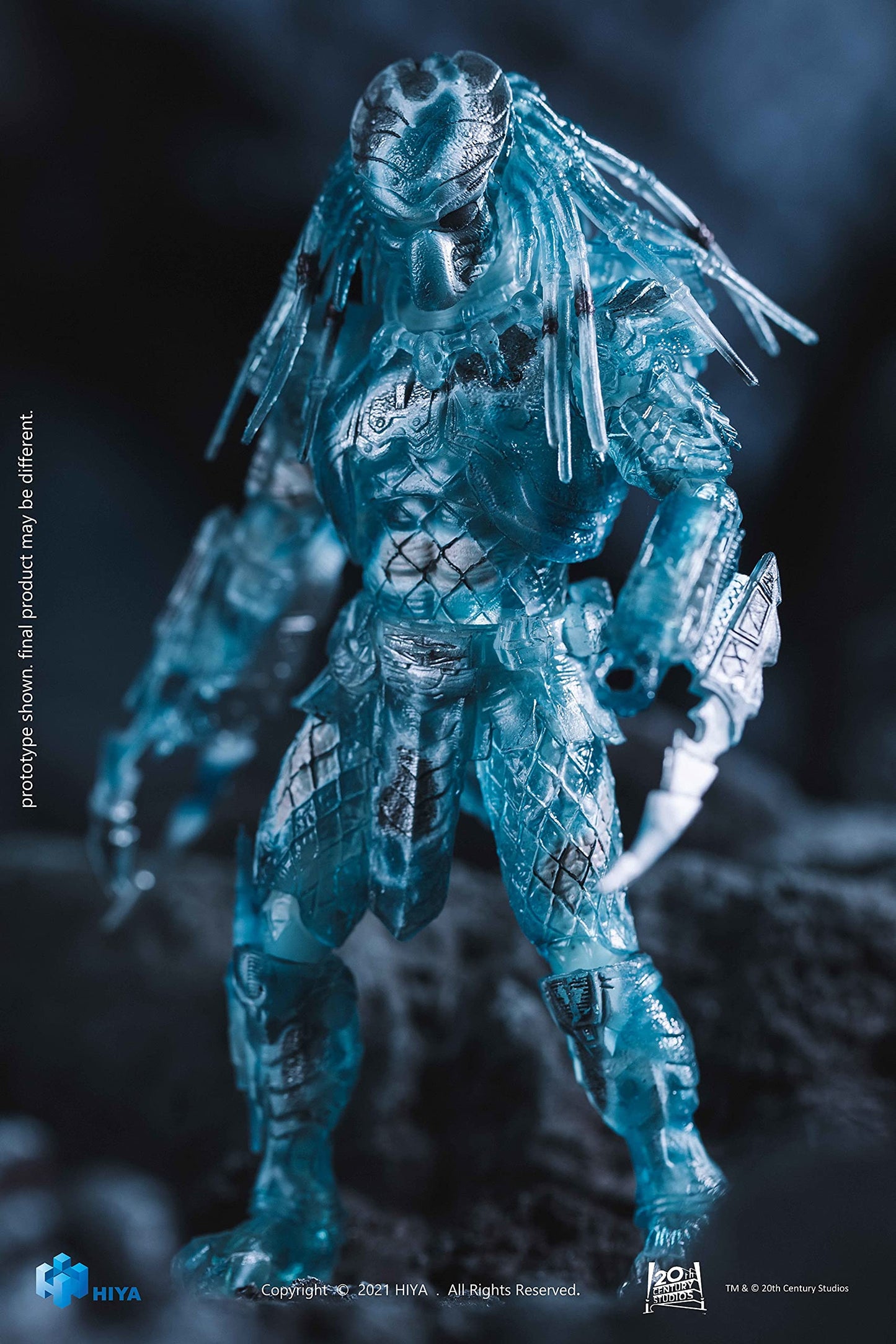 Hiya Toys Alien Vs. Predator: Camouflage Chopper Predator 1:18 Scale Figure, Multicolor