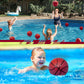 40Pcs 6'' Inflatable Mini Basketball Balls Bulk Inflatable Small Basketball Set, PVC Small Basketball for Over The Door Basketba