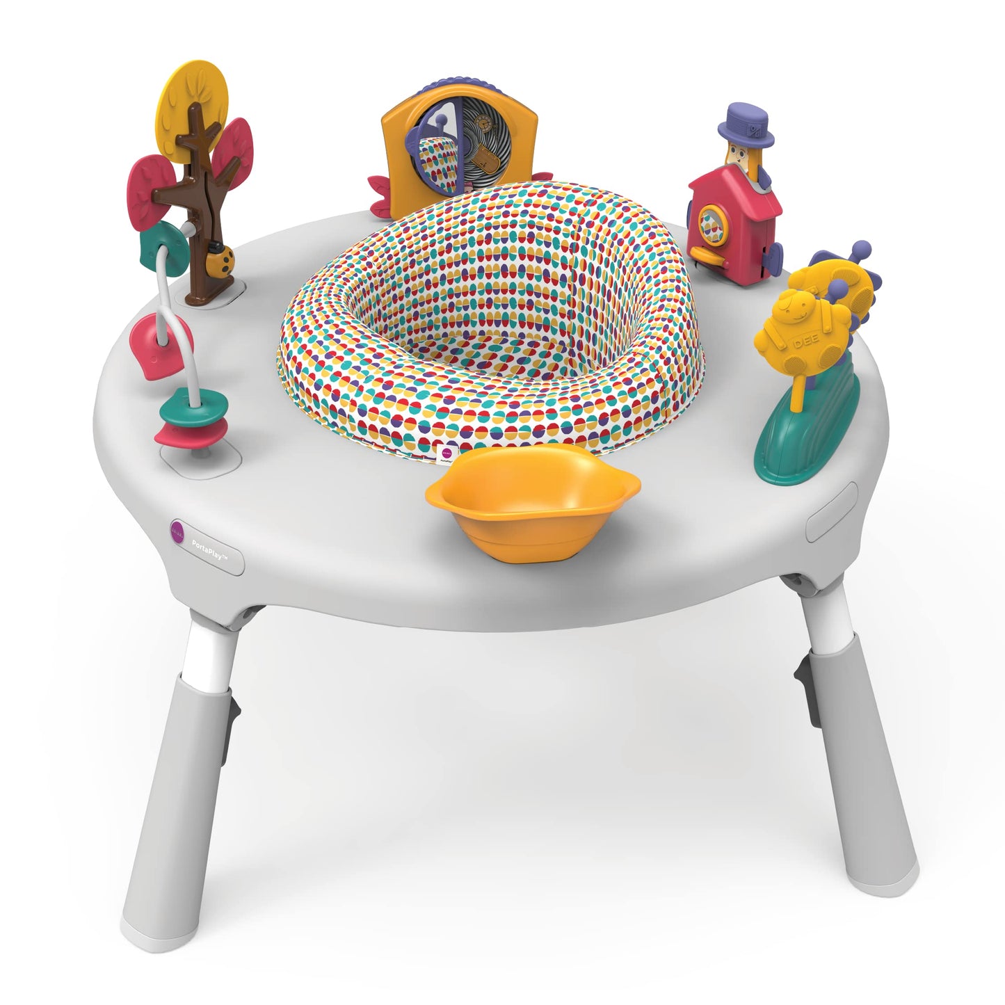 ORIBEL PortaPlay Baby Activity Center - Foldable Play Table, Large, Gray - Development Focused Toys, Model CY303-90007-US-R