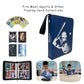 Baseball Card Binder  Trading Card Album with 55 Removable Sleeves Fit 440 Baseball Cards  Compatible with Topps Sports Cards & TCG Collections (Blue)