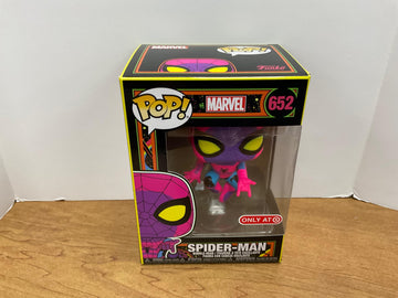 Funko Pop! Marvel: Blacklight Spider-Man Vinyl Figure limited availability Black Light Edition Spiderman - Pop Only