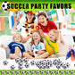 Wellvo 36Pcs Mini Foam Soccer Balls Sports Stress Balls Soccer Party Favors For Kids Adults Stress Relief Party Decoration Goodie Bag Stuffers School Carnival Reward(1.6 Inch)