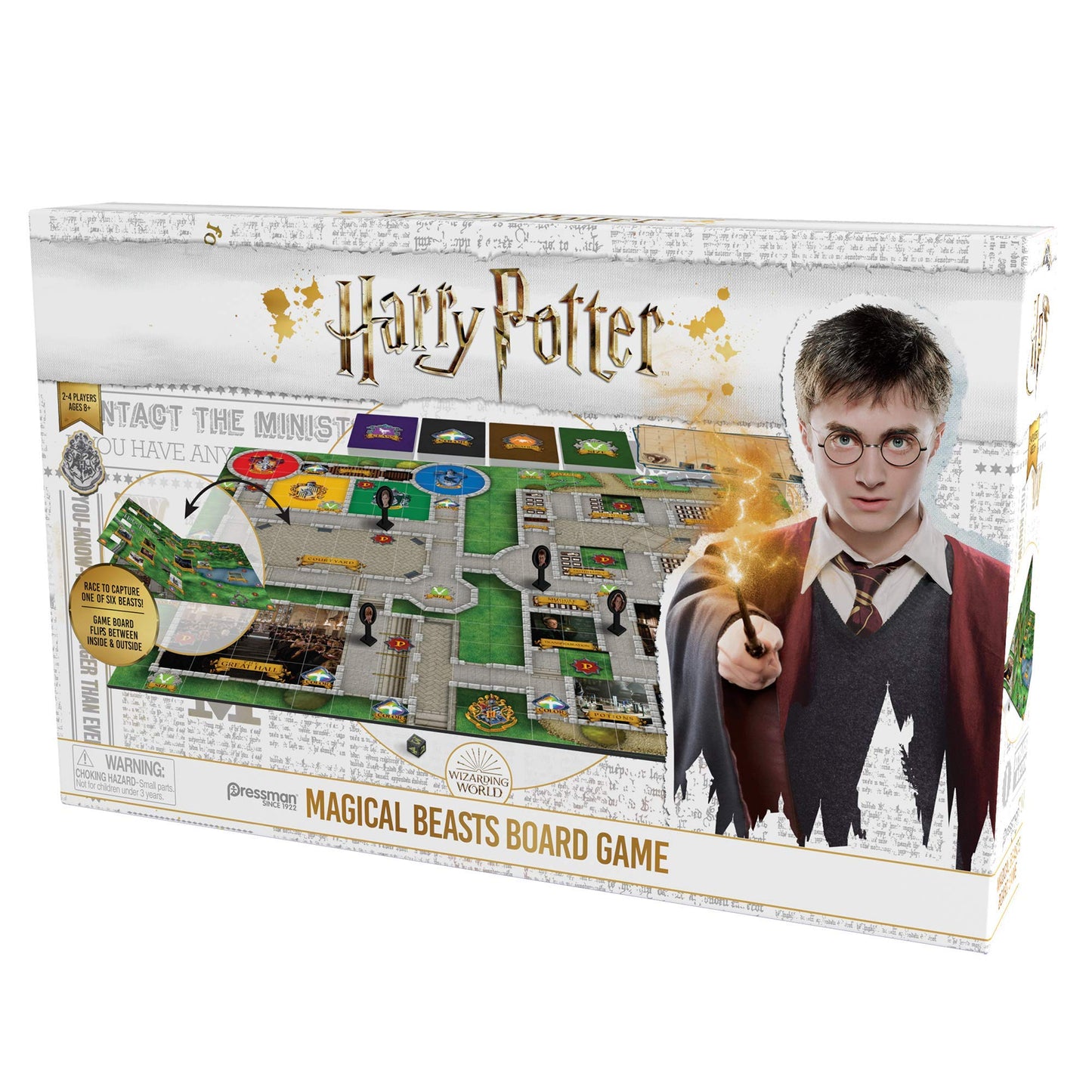 Goliath Pressman Harry Potter Magical Beasts Game - 5" Plastic Toy, Model 4330-06, Color: Magical Beasts