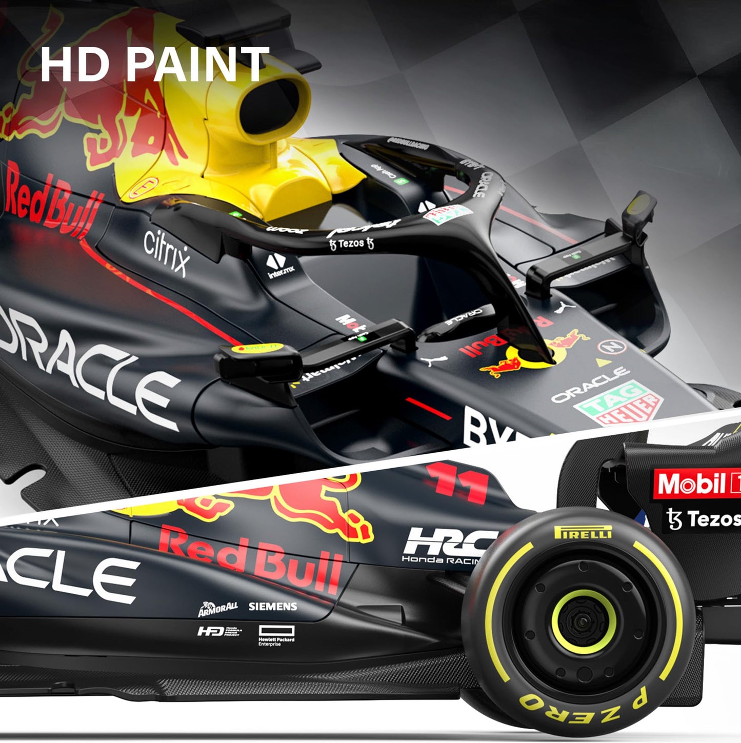 Voltz Toys Authentic Licensed 1:18 F1 RedBull Rb18 Car Remote Control Car - F1 Collection RC car Series for Kids and Adults - 2.