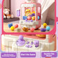 Jovow Claw Machine For Kids, Mini Vending Machine With Music, Prize Dispenser Toys For Girls And Boys, Electronic Claw Game Machine For Party Birthdays, Includes 35 Mini Toys (Small)