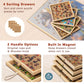 Becko Us 1000-Pc Tilting Puzzle Board With 4 Drawers & Cover, Adjustable Jigsaw Puzzle Table With Built-In Easel/Stand, Portable Boards With Puzzles Storage For Adults, With Premium Flannel Tabletop