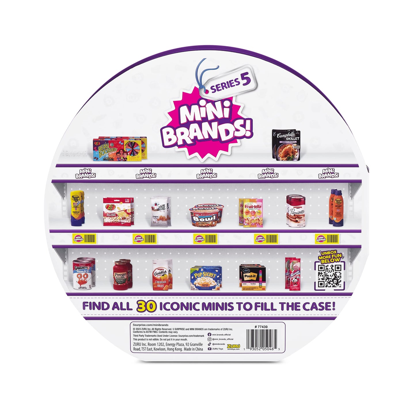 Mini Brands Series 5 Collector's Case by ZURU with 5 limited availability Minis  Mystery Collectibles Toys Comes Stores up 30 Minis