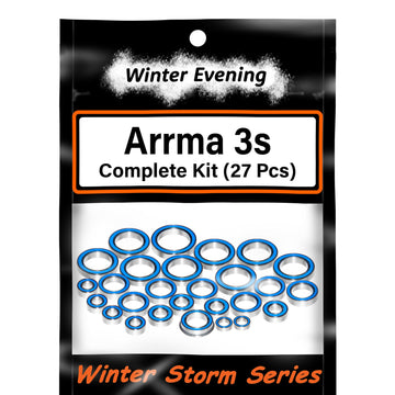 Winter Evening - for Arrma Big Rock | Granite | Senton | Typhon 3S BLX Bearings Kit (27 Pcs)
