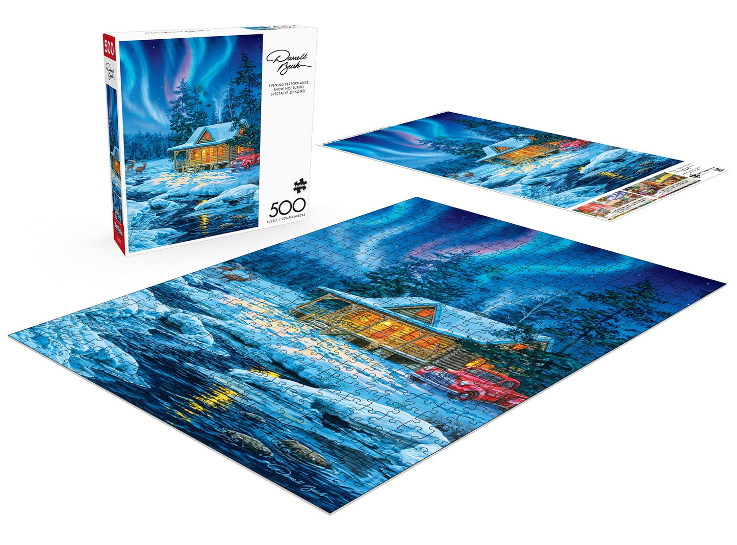Buffalo Games - Darrell Bush - Evening Performance - 500 Piece Jigsaw Puzzle For Adults -Challenging Puzzle Perfect For Game Nights - Finished Size Is 21.25 X 15.00