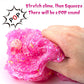 Pink Clear Bingsu Slime, Non-Sticky Glimmer Crunchy Slime, Slime Party Favors For Girls And Boys Ages 8-12, Slime Sensory Toys,