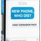 WHAT DO YOU MEME? New Phone, Who Dis? Expansion Pack - 45 Inbox & 135 Reply Cards - Medium - Blue - Model NPWDEXP310