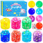 7 Pack Slime, Jelly Cube Crunchy Slime, Super Soft And Non-Sticky Clear Slime Kit, Christmas Slime Party Favors For Girls And Bo