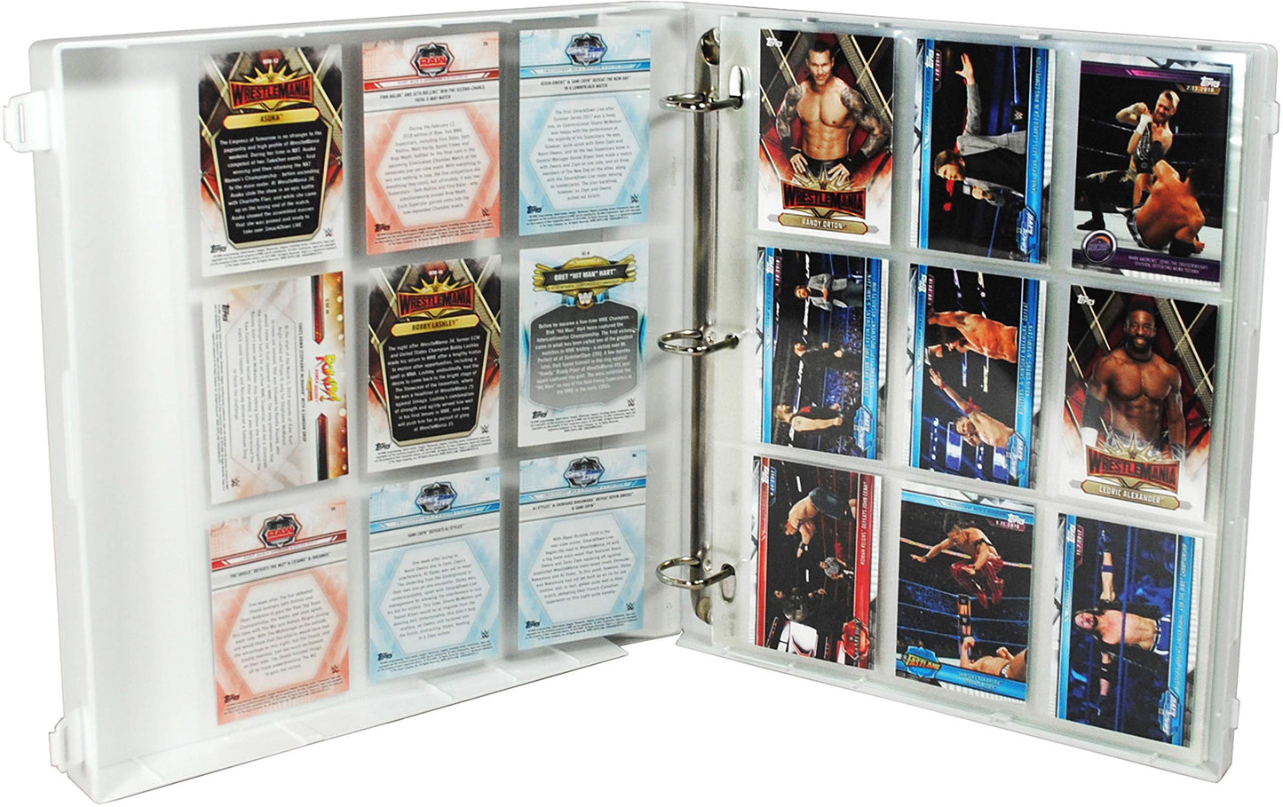 Unikeep Wwe Wrestlemania Themed Collectible Card Storage Binder - Comes With 20 Card Pages