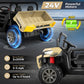 Hikole 24V Ride on Dump Truck with Electric Dump Bed, 2 Seater Kids UTV Electric Car w/2.4G Remote Control, Music, 3 Speed, LED