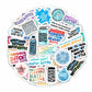 Emotional Support Water Bottle Stickers, Emotional Support Water Bottle Gifts
