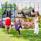 65Ft Ninja Warrior Obstacle Course For Kids With 12 Obstacle Course Accessories-Swings, Monkey Bars, Arm Trainers And More, Suit