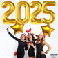 Katchon, Huge Foil Gold 2025 Balloons - 40 Inch | 2025 Graduation Balloons For Graduation Decorations 2025 | Class Of 2025 Balloons | 2025 Gold Balloons | Star Balloons | 2025 Graduation Decorations