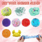 Ywevyezc Slime Making Kit Supplies, 163 Pack Slime Mix Ins Accessories Slime Add Ins Foam Glitter Slime Charm Bulk Fishbowl Bead