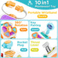 iPlay, iLearn 10-in-1 Baby Busy Board Cube, Montessori Sensory Toy for Toddlers, Medium Size, Plastic, Ideal for Ages 1-3